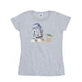 Pikkukuva 1 / 2: Star Wars Womens/Ladies The Mandalorian R2D2 And Grogu Cotton T-Shirt