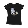 Pikkukuva 1 / 3: Star Wars Womens/Ladies The Mandalorian R2D2 And Grogu Cotton T-Shirt
