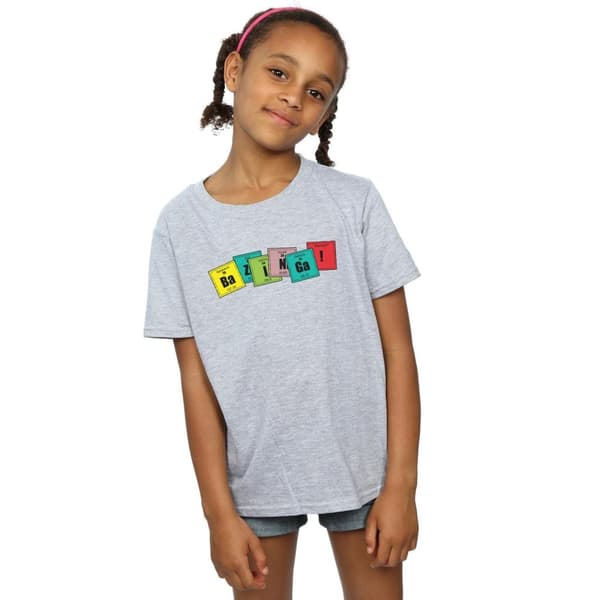 The Big Bang Theory Girls Bazinga Elements Cotton T-Shirt