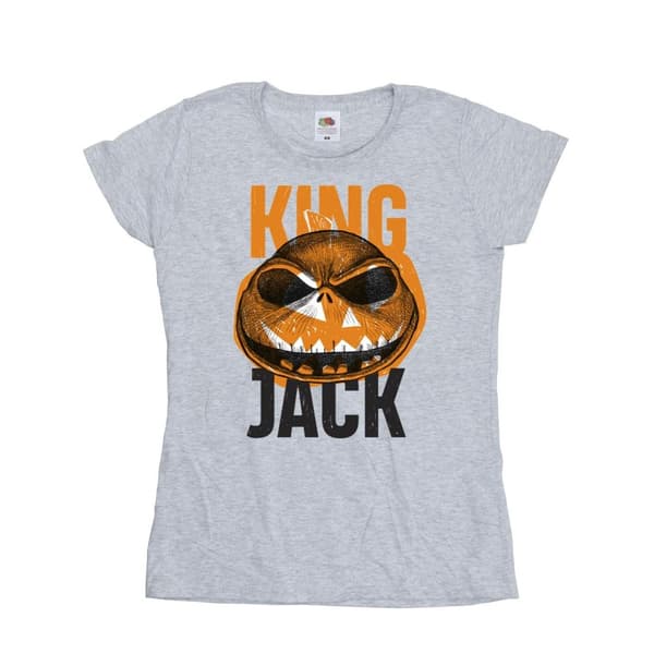 Disney Womens/Ladies The Nightmare Before Christmas King Jack Cotton T-Shirt