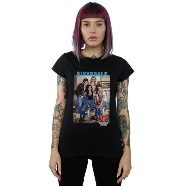 Riverdale T-shirt i bomull för damer/kvinnor - Pops Group Photo