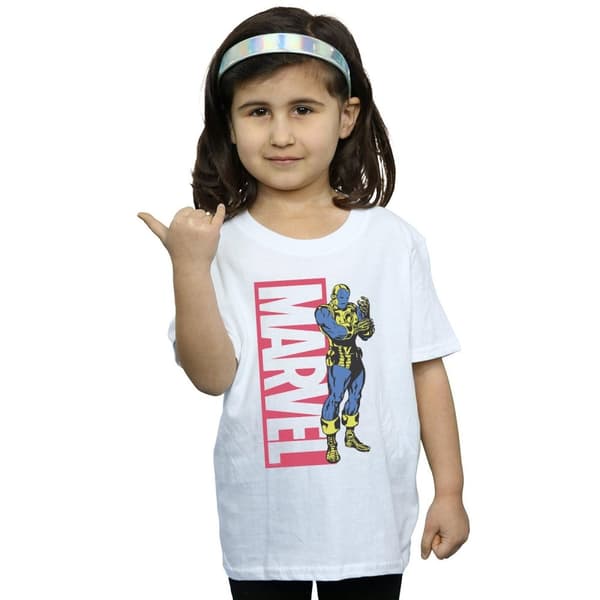 Marvel Girls Iron Man Pop Profile Cotton T-Shirt