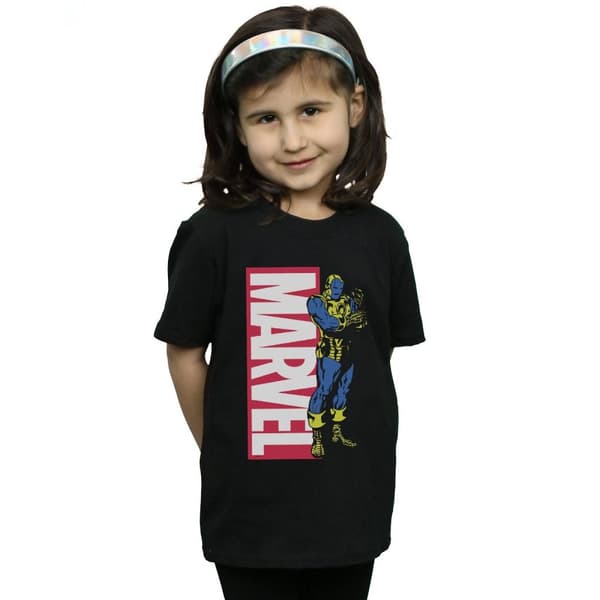 Marvel Girls Iron Man Pop Profile Cotton T-Shirt