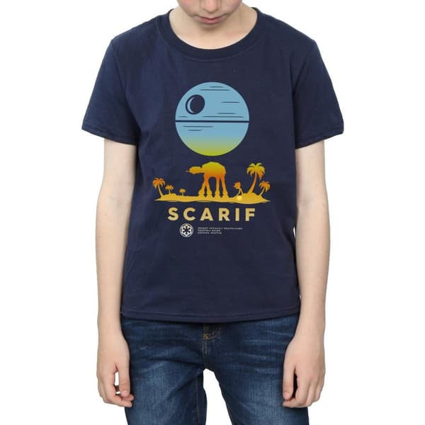 Star Wars Boys Rogue One Scarif Sunset T-Shirt