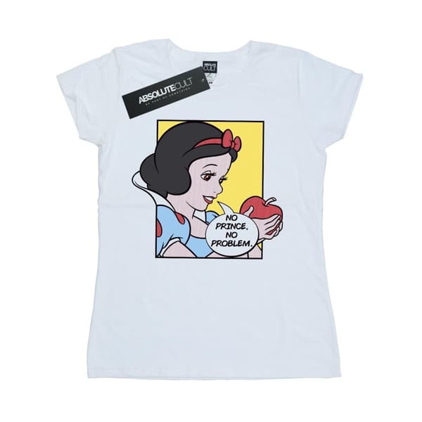 Disney Princess Womens/Ladies Snow White Pop Art Cotton T-Shirt White XS