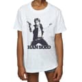 Miniatyrbild 3 av 5: Star Wars Han Solo Retro Photo T-shirt i bomull för flickor