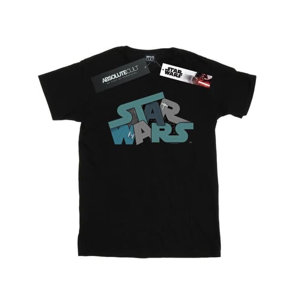 Star Wars Dödsstjärnan Jumble Logo T-shirt i bomull för flickor