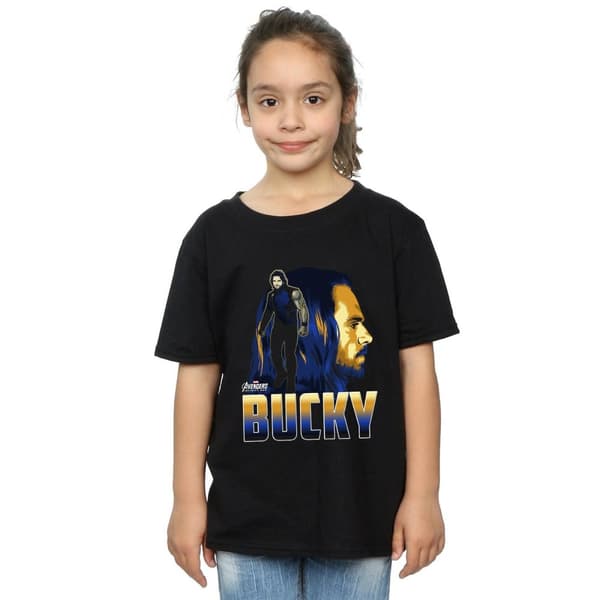 Marvel Girls Avengers Infinity War Bucky Character Cotton T-Shirt