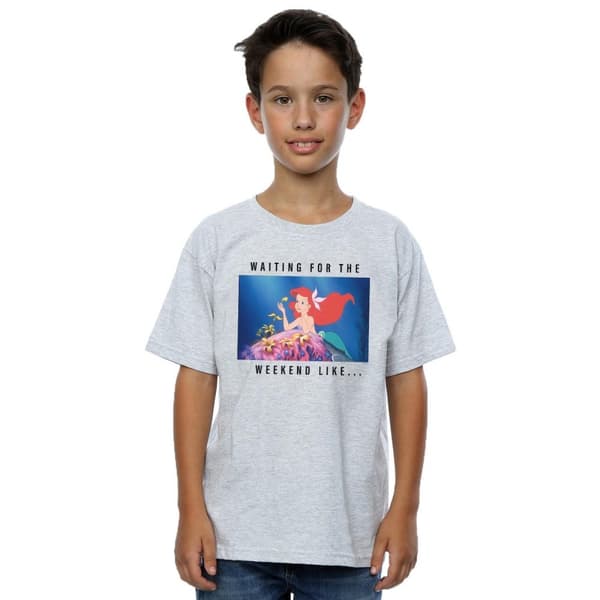 Disney Princess Boys Ariel Waiting For The Weekend T-Shirt