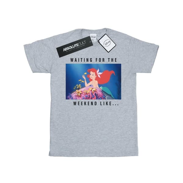 Disney Princess Boys Ariel Waiting For The Weekend T-Shirt