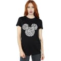 Miniatyrbild 2 av 3: Disney Dam/kvinnor Musse Pigg - huvud med händer Boyfriend-t-shirt i bomull