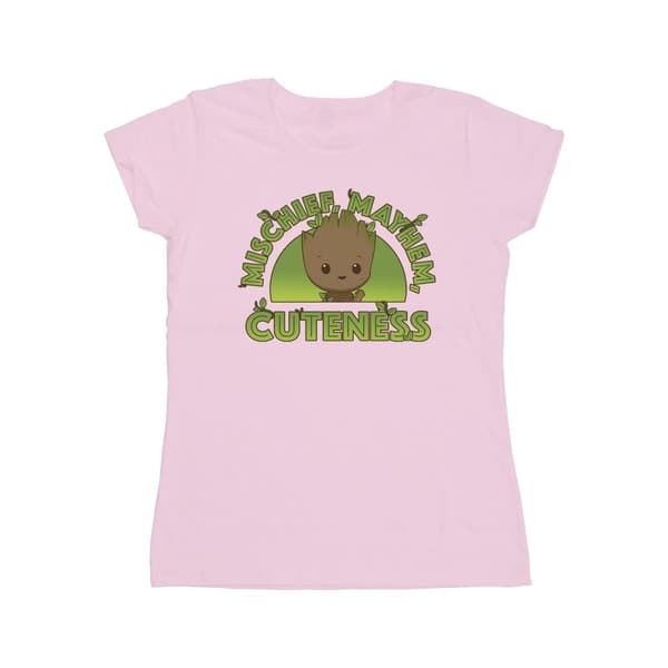 Marvel Womens/Ladies I Am Groot Mischief Mayhem Cotton T-Shirt