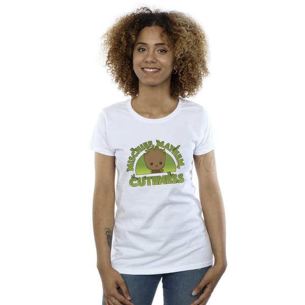 Marvel Womens/Ladies I Am Groot Mischief Mayhem Cotton T-Shirt