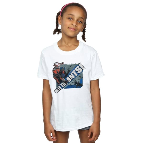 Marvel Girls Ant-Man Go To The Ants Cotton T-Shirt
