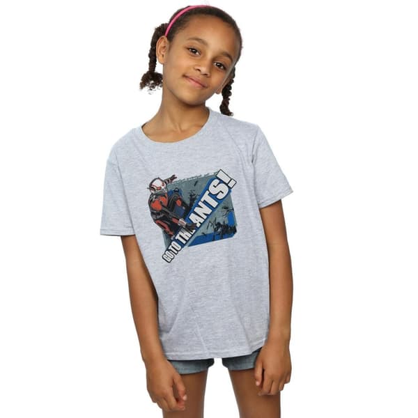 Marvel Girls Ant-Man Go To The Ants Cotton T-Shirt
