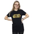 Pikkukuva 2 / 3: Star Wars Womens/Ladies Gold Logo Cotton Boyfriend T-Shirt