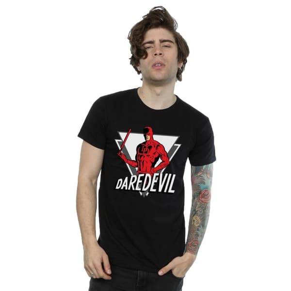 Marvel Mens Daredevil Triangle T-Shirt