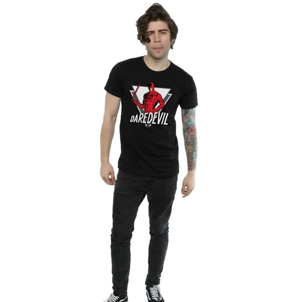 Marvel Mens Daredevil Triangle T-Shirt