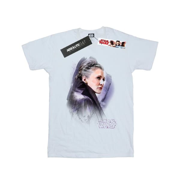 Star Wars Den sista Jedi-riddaren Leia T-shirt i borstad bomull för flickor