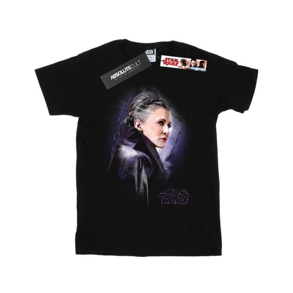 Star Wars Den sista Jedi-riddaren Leia T-shirt i borstad bomull för flickor