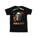 Miniatyrbild 1 av 3: Star Wars Mandalorianhjälm T-shirt i bomull för flickor