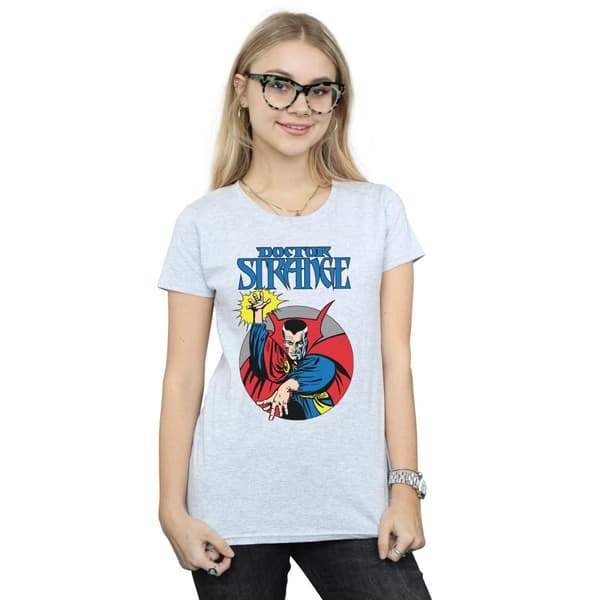 Marvel Dam/Tjej Doctor Strange Circle T-shirt i bomull