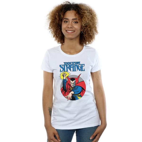 Marvel Dam/Tjej Doctor Strange Circle T-shirt i bomull