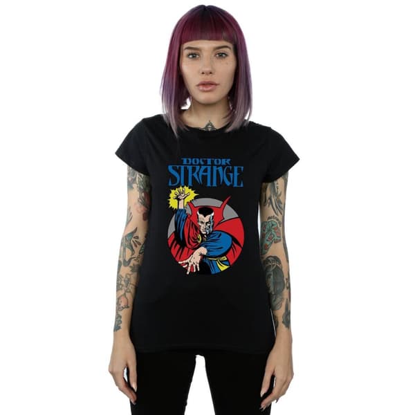 Marvel Dam/Tjej Doctor Strange Circle T-shirt i bomull