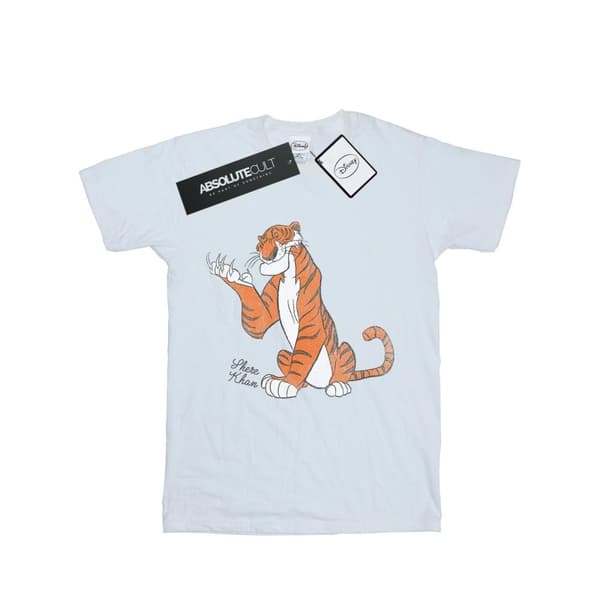 Disney Womens/Ladies The Jungle Book Classic Shere Khan Cotton Boyfriend T-Shirt