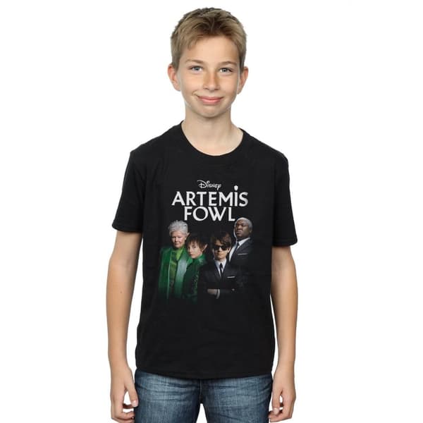 Disney T-shirt med gruppfoto av Artemis Fowl för pojkar
