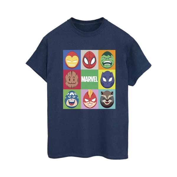 Marvel Womens/Ladies Easter Eggs Cotton Boyfriend T-Shirt