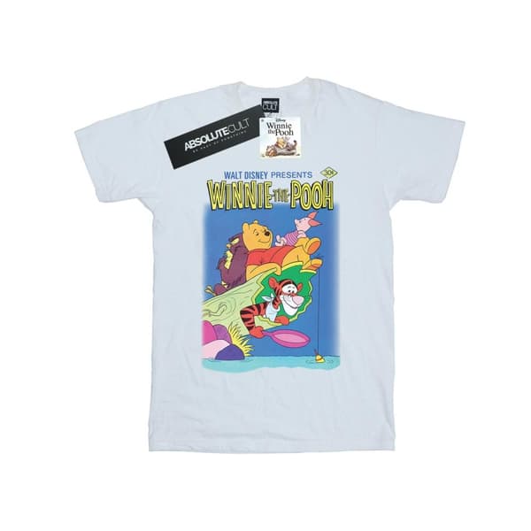Disney T-shirt i bomull med Winnie the Pooh-affisch för flickor
