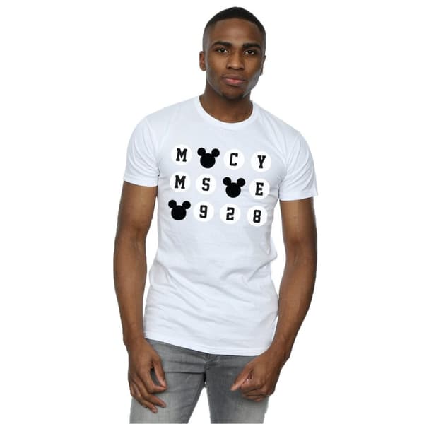 Disney Mens Mickey Mouse 1928 Circles T-Shirt