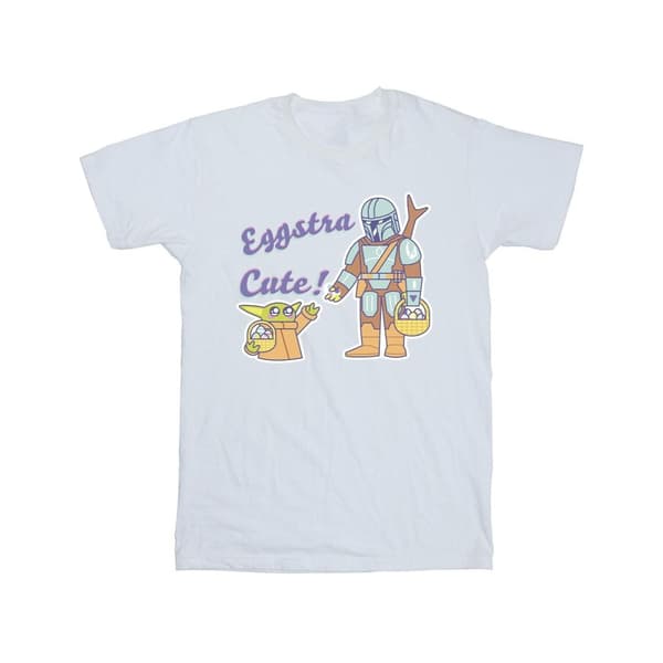 Star Wars Mens The Mandalorian Eggstra Cute Grogu T-Shirt