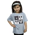 Miniatyrbillede 2 af 3: Disney Girls Mickey Mouse Smiling Squares Cotton T-Shirt