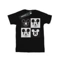 Miniatyrbillede 1 af 3: Disney Girls Mickey Mouse Smiling Squares Cotton T-Shirt
