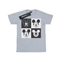 Miniatyrbillede 1 af 3: Disney Girls Mickey Mouse Smiling Squares Cotton T-Shirt
