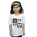 Miniatyrbillede 2 af 3: Disney Girls Mickey Mouse Smiling Squares Cotton T-Shirt