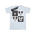 Miniatyrbillede 1 af 3: Disney Girls Mickey Mouse Smiling Squares Cotton T-Shirt
