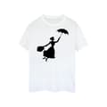 Miniatyrbild 1 av 3: Disney Dam/Tjej Mary Poppins Flygande Silhuett Bomulls-T-shirt