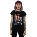 Pikkukuva 2 / 3: Disney Womens/Ladies Toy Story 4 Buzz Woody And Bo Peep Poster Cotton T-Shirt