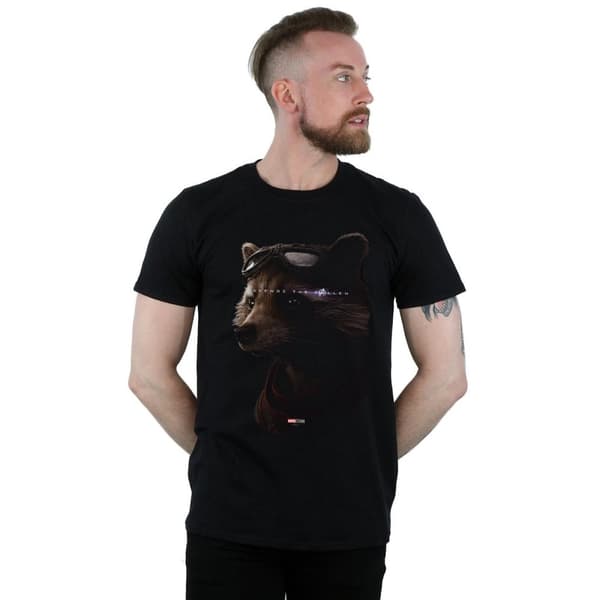 Marvel Mens Avengers Endgame Avenge The Fallen Rocket T-Shirt