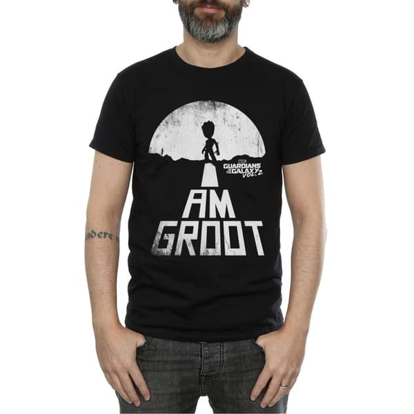 Marvel Guardians Of The Galaxy I Am Groot - vit t-shirt för herrar