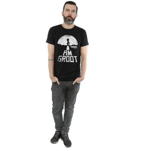 Marvel Guardians Of The Galaxy I Am Groot - vit t-shirt för herrar