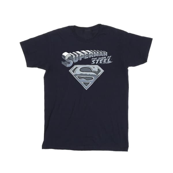 DC Comics T-shirt i bomull för flickor - Superman The Man Of Steel