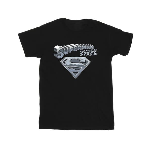 DC Comics T-shirt i bomull för flickor - Superman The Man Of Steel