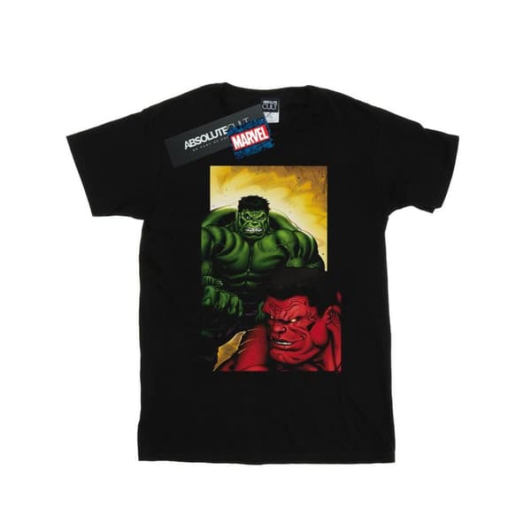 Marvel Mens Red Hulk Vs Green Hulk T-Shirt