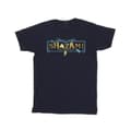 Miniatyrbild 1 av 3: DC Comics Shazam Fury Of The Gods - T-shirt i bomull med gyllene logotyp för flickor