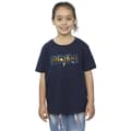 Miniatyrbild 2 av 3: DC Comics Shazam Fury Of The Gods - T-shirt i bomull med gyllene logotyp för flickor