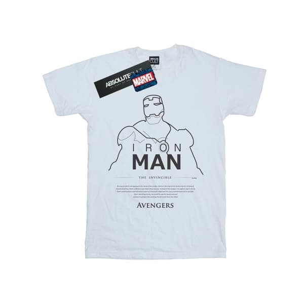 Marvel Boys Iron Man Single Line T-Shirt